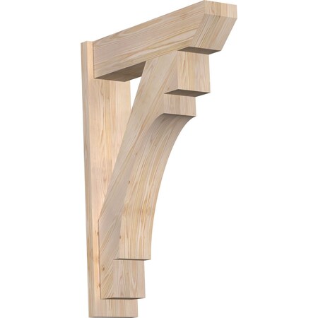 Ekena Millwork Merced Slat Smooth Outlooker, Douglas Fir, 7 1/2"W x 28"D x 40"H OUT08X28X40MRC06SDF